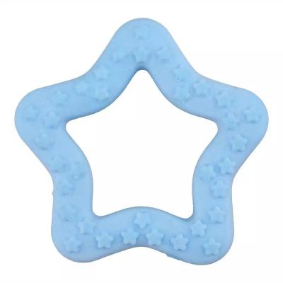 China New Viable Toy Shape Tooth Interactive Rubber Pet Dog Cat Puppy Chew Toys Pet Star Cleaner Toy Pet Supplies for sale