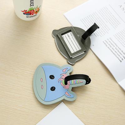 China Factory Directly Fashionable Luggage Tag Promotional Luggage Gifts With Animal Logo Luggage Tagged for sale