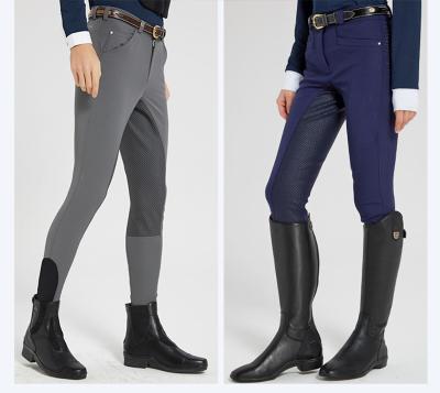 China 5 Colors Full Seat Silicone Breeches Moisture Wicking Breathable Riding Pants for sale