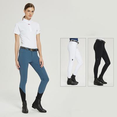 China Custom Non Slip Horse Riding Breeches Pants Four Way Stretchable Grip Quick Dry for sale