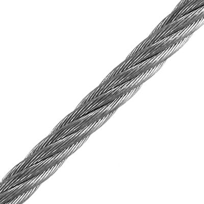 China Household 1370 / 1770 Mpa Ungalvanized Steel Wire Rope / Galvanized Used Steel Wire Rope For Crane for sale