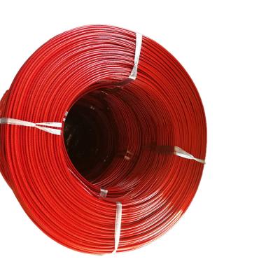 China Household PVC or Nylon Coated Plastic Coated Wire Rope Color and Support Size Customization for sale