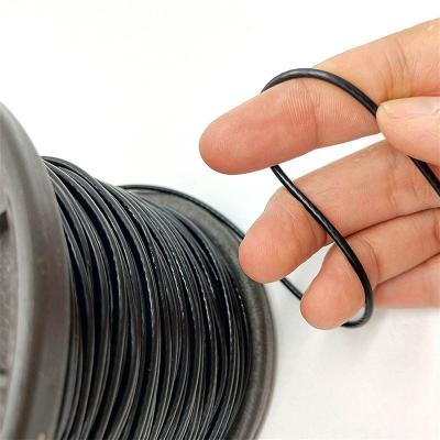 China Household China pvc/PE/TPU/Nylon coated wire rope plastic coated stainless steel wire rope for sale