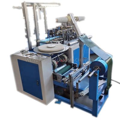 China Hotels Disposable Sterile Double Bottom Ultrasonic Welding Shoe Cover Making Machine To Make Shoe Covers Anti Slipped for sale