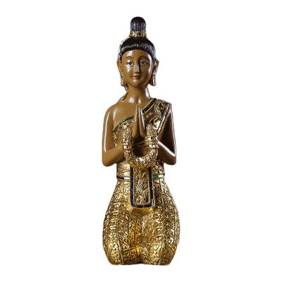 China China Home Decor Items Kneeling Polyresin Decor Home Vintage Online Polyresin Buddha for sale