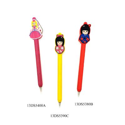 China Custom Shaped Europe 3d Gel Pen Gel Pen School Pen for sale