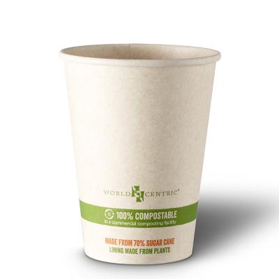 China Disposable Logo Printing Biodegradable Hot Product Customized PLA Paper Cup For Environmental Protection for sale