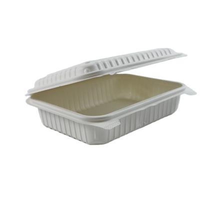 China Microwave Safe New Design Biodegradable Plastic Food Container Sugar Cane for sale