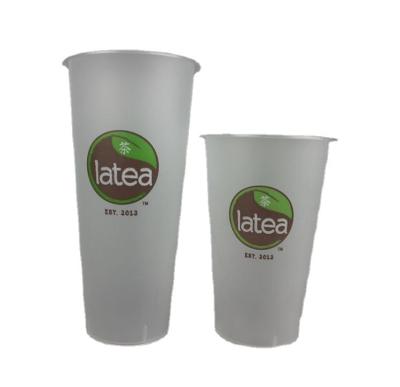 China Sustainable OEM Manufacturer Transparent Plastic Smoothie Cups Offset Printing Machine for sale