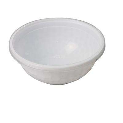 China 38oz 600 Pcs 1050ml Large Disposable Plastic Food Container Soup Noodle Bowl NEW for sale