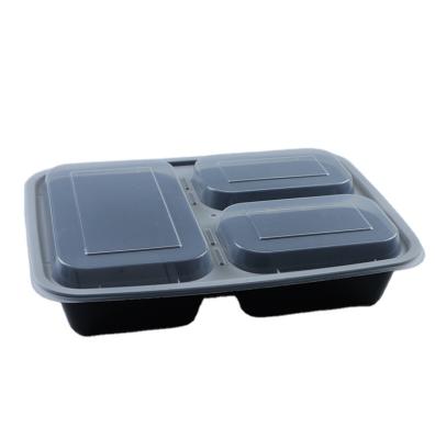 China Amazon hot selling disposable microwavable takeaway plastic food container for sale