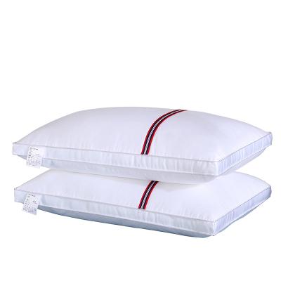 China Anti-Static Manufacturer Directly Supply Pure Cotton Embroidered Microfiber Sleep Pillow Core For Bedroom for sale