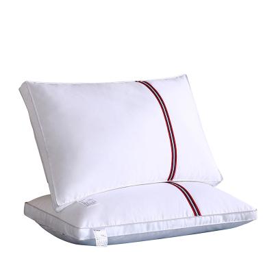 China Wholesale Customized Luxurious High Quality Cotton Fiber Hotel Pillow Compressed Core Anti-Static for sale