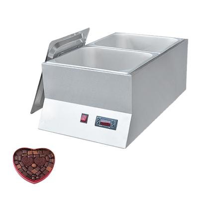 China Double Hot Pot Commercial Sourcing Commercial Chocolate Melters Tempering Wholesale Professional Price Chocolate Warmer Digital Melting Machine for sale