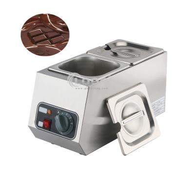 China Factory Wholesale Price Commercial Supply Double Pots Melt Commercial Chocolate Chocolate Melting Machine Equipment for sale