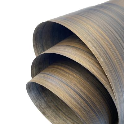 China Natural Solid Engineered Wood Veneer Smoked Eucalyptus Wood Veneer for Decorating Panel Furniture for sale