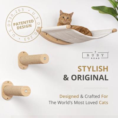 China A lona acolchoou Cat Hammock Bed fixada na parede 21