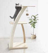 China Kader 107*48*6cm van kokospalm Stevig Houten Cat Shelf Large Cat Climbing Cat Scratching Post Cat Climbing-Kader Te koop