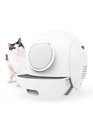 China Desinfección ULTRAVIOLETA auto completamente incluida DC12V de Cat Toilet de la limpieza de uno mismo que saca con pala en venta