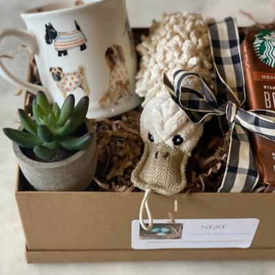 China Caja de regalo del amante del perro de Zoopollo con el juguete del chirrido de la taza de café de la raza del perro en venta