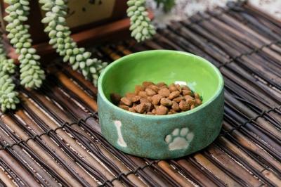 China Keramische ergonomische funktionellhand Cat Food Bowl Lead Frees 200ml bildete keramische Hundeschüsseln zu verkaufen