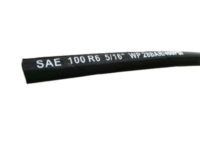 China SAE industrial 100 R6 excavador Hydraulic Hoses, de 3/4 pulgada manguera reforzada alambre en venta