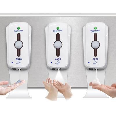 China Foam Automatic Gel Touchless Hand Soap Dispenser Sanitizer Dispenser 1200ML Optional Capacity Household Commercial Use for sale