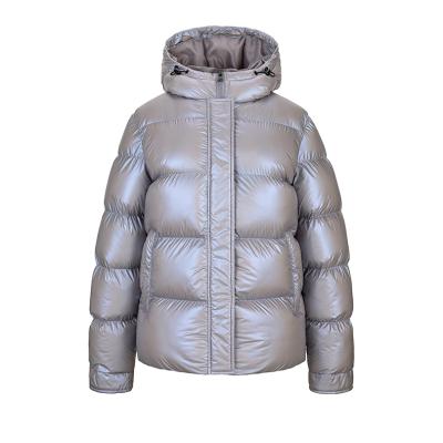 China WPJ20D111 Custom Printed Women's Padded Coats QUICK DRY bubble warm stripper jacket winter women jacket for women for sale