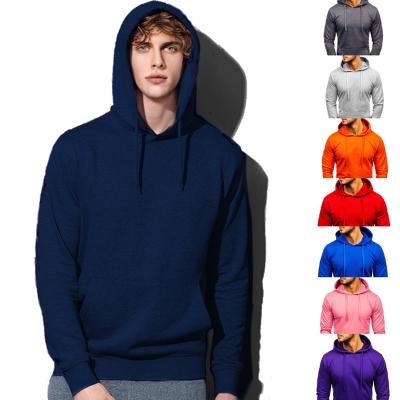 China Oversized Hoodie Men Cotton Hood Pullover Bulk Hoodie Plus Size Anti-wrinkle Print Custom Men's Sweatshirt for sale