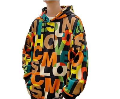 China Likewise New Breathable Fashion 3D Digital Printed Plus Size Long Sleeve Pullover Sweatershirt With Hooded for sale