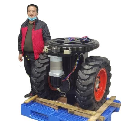 China AGV Double Steering Wheel Drive Large Torque Drive Wheel Guide Car Logistics Low Speed ​​Intelligent Warehouse for sale