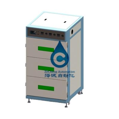 China Li Ion Battery Manufacturing Equipment Three _Layer Single_Door Vacuum Oven Kept Intelligent Breathing Work for sale