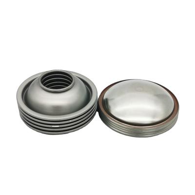 China Non Spill Factory Manufacture Types Cone And Dome Flip Foam Aerosol Cans Top Cover Lids for sale