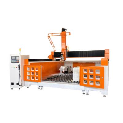 China Hotels cnc 3d foam cutting machine with large rotary and scanner to make 3d statues sculptures for sale