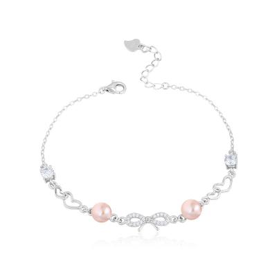 China Other LANDY 925 bead creative soft bracelets simple arc silver personality fresh wind bracelet for sale