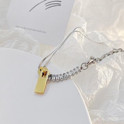 China Fashion Landy Korean Fashion Necklace Chain Personality Quilting Creative Necklace for sale