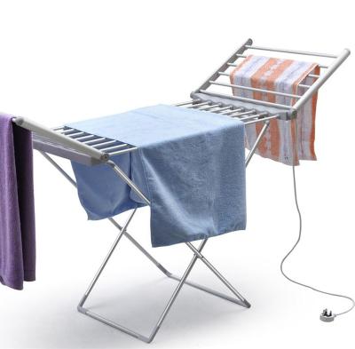 China Heater Yuyao sunzone free standing and aluminum stand portable folding electric heated towel drying heater for sale