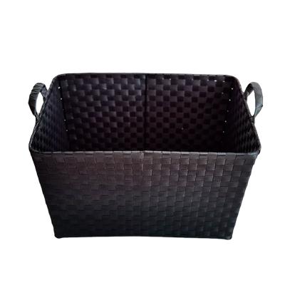 China Sustainable Woven Storage Box Cube Basket Bin Container For Closet, Shelf, Dresser for sale