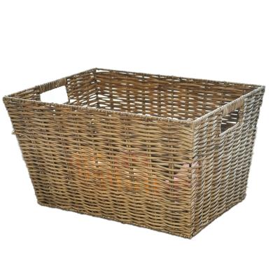 China Viable Unique Design Hot Sale PP Woven Baskets Toys Plastic Kids Storage Basket for sale