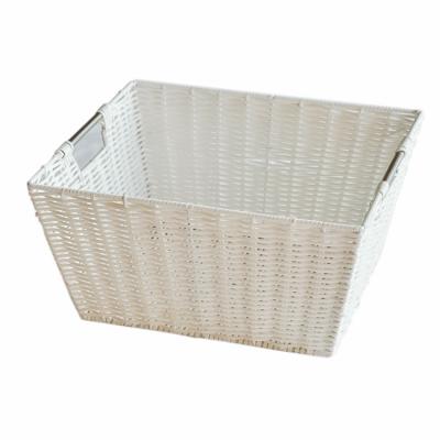 China Universal Stackable Plastic Storage Baskets Viable Stylish Baskets for sale