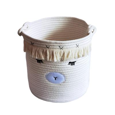 China Breathable Cotton Rope Pet Toy Basket for Pet Toys, Blankets, Pet Clothing and Accessories, Leashes and Organizing Food for sale