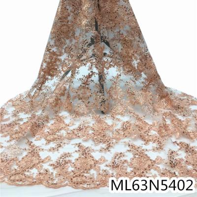 China Beautifical Chantilly lace workmanship viable French lace fabric French lace saree ML63N54 for sale