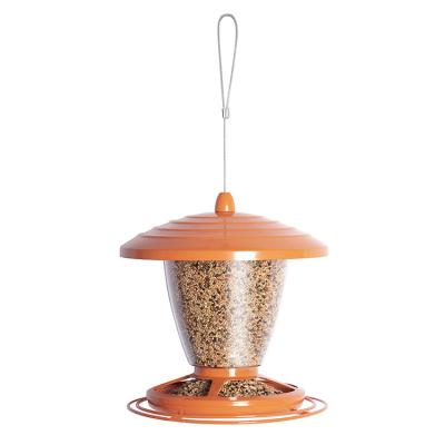 China Stocked Customize Transparent Garden PC Hanging Bird Feeder for sale