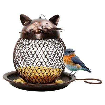 China Stocked Factory Price Exotic Rustic Ornamental Gardens Bird Feeder Wholesale for sale