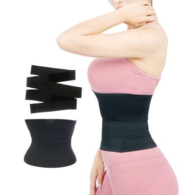 China Tovam Adult Women Slimming Tape Waist Bandage Wrap Waist Trainer Lumbar Waist Support Belt for sale