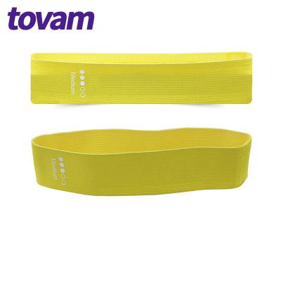 China Polyester + Latex Yarn Customized Loop Resistance Band Hip Resistance Band Exercise Bands for sale