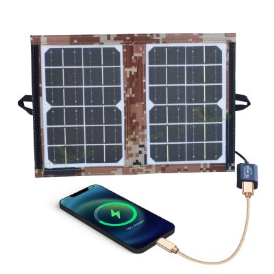 China 156.75mmx156.75mm Zellgröße 6W Solaranlage Portable und faltbar für Outdoor-Camping zu verkaufen