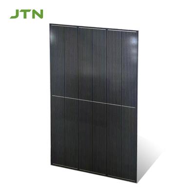 China 220V Output 450W Painel Solar Mono com design todo preto e impressão de logotipo personalizável à venda