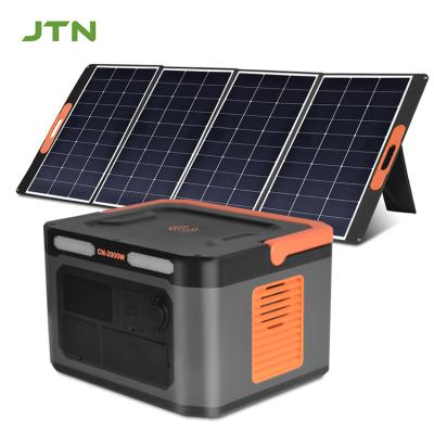 China MPPT Controller Panel Solar Portable Power Station Generator voor buitenkamperen Te koop