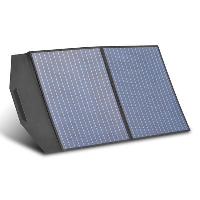 China 156.75mmx156.75mm Tamaño de célula PET Monocristalino Panel solar plegable 100w para teléfono móvil en venta